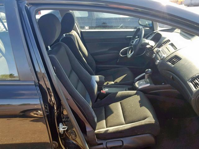 2HGFA1F64BH548107 - 2011 HONDA CIVIC LX-S BLACK photo 5