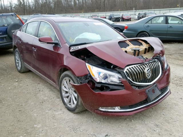 1G4GB5G38GF204392 - 2016 BUICK LACROSSE RED photo 1