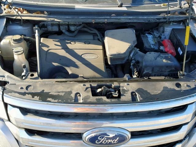 2FMDK3JC3BBB26629 - 2011 FORD EDGE SEL GRAY photo 7