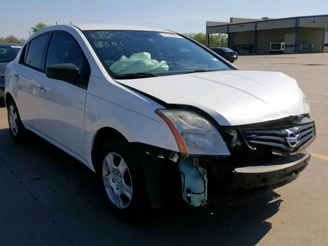 3N1AB6AP1AL716541 - 2010 NISSAN SENTRA 2.0 WHITE photo 1