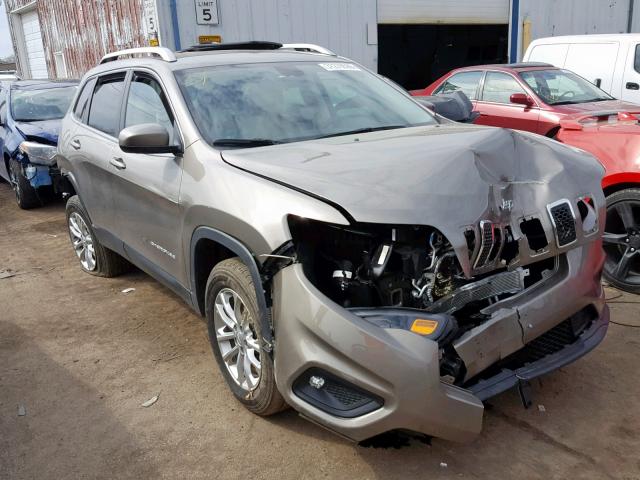 1C4PJMCX0KD230418 - 2019 JEEP CHEROKEE L BROWN photo 1