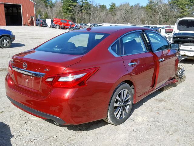 1N4AL3AP6HC126291 - 2017 NISSAN ALTIMA 2.5 RED photo 4