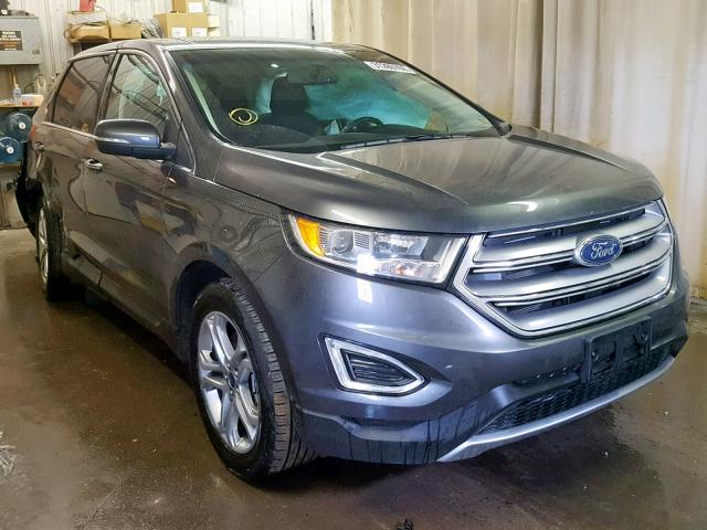 2FMPK4K94HBB97899 - 2017 FORD EDGE TITAN GRAY photo 1