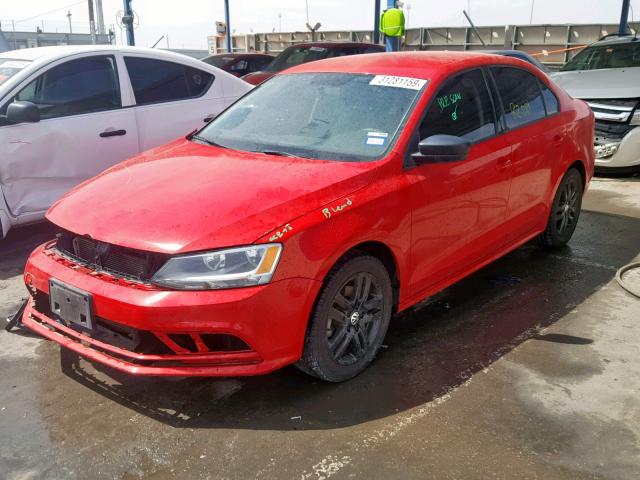 3VW2K7AJ2FM226949 - 2015 VOLKSWAGEN JETTA BASE 红色 照片 2
