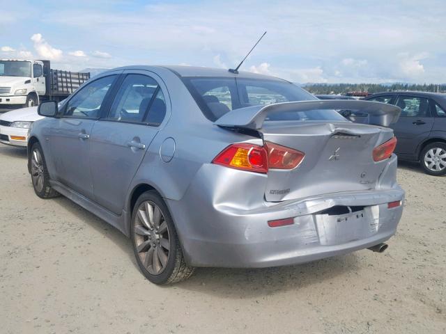 JA3AU86W59U017240 - 2009 MITSUBISHI LANCER GTS SILVER photo 3