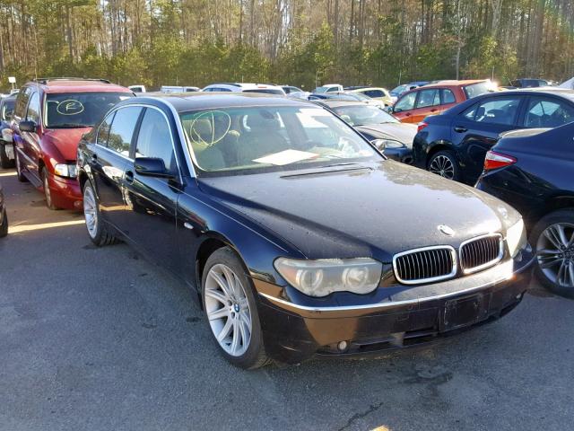 WBAGN63554DS54485 - 2004 BMW 745 LI BLACK photo 1