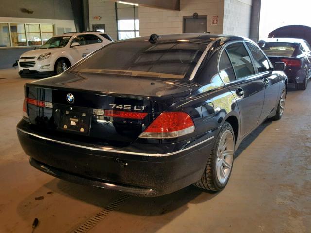 WBAGN63554DS54485 - 2004 BMW 745 LI BLACK photo 4