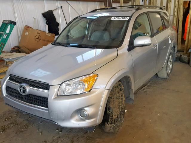 2T3DF4DV1AW079365 - 2010 TOYOTA RAV4 LIMIT SILVER photo 2