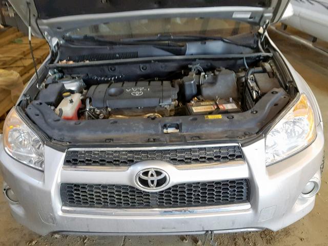 2T3DF4DV1AW079365 - 2010 TOYOTA RAV4 LIMIT SILVER photo 7