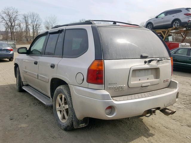 1GKDT13S052154302 - 2005 GMC ENVOY SILVER photo 3