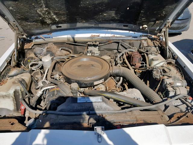 1G3AZ57NXCE311306 - 1982 OLDSMOBILE TORONADO B WHITE photo 7