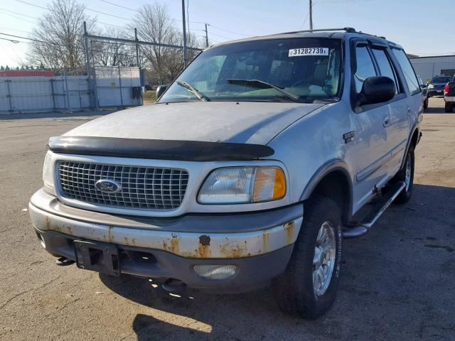 1FMPU16L91LB50954 - 2001 FORD EXPEDITION SILVER photo 2