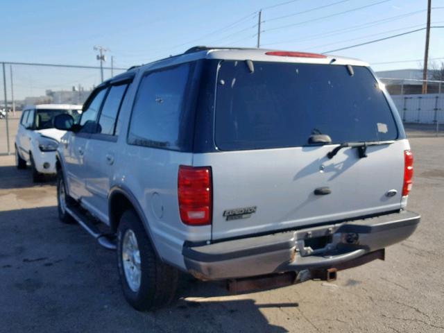 1FMPU16L91LB50954 - 2001 FORD EXPEDITION SILVER photo 3