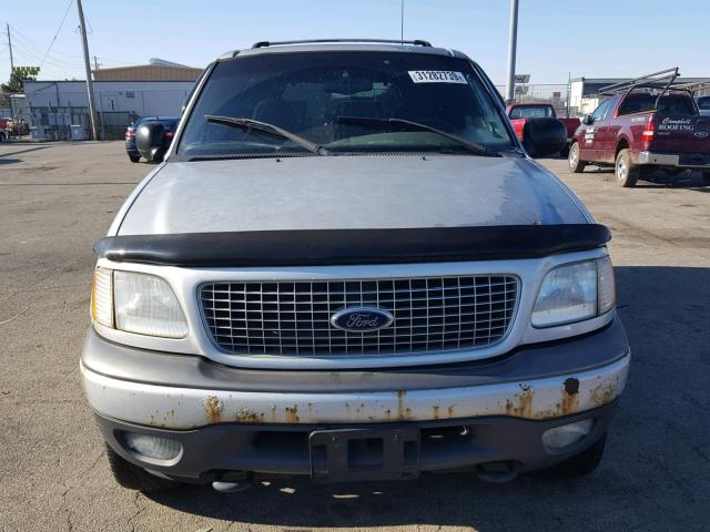 1FMPU16L91LB50954 - 2001 FORD EXPEDITION SILVER photo 9