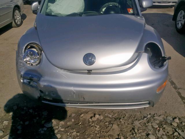 3VWBC21C5YM453721 - 2000 VOLKSWAGEN NEW BEETLE GRAY photo 9