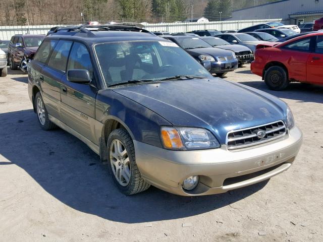 4S3BH665617602465 - 2001 SUBARU LEGACY OUT BLUE photo 1