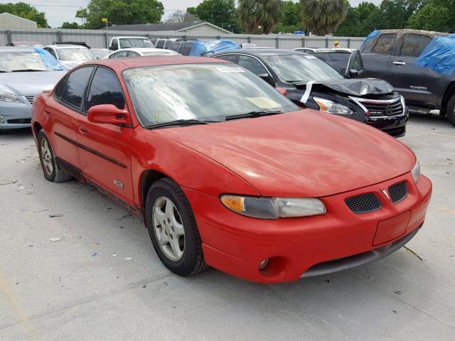 1G2WP521XVF345294 - 1997 PONTIAC GRAND PRIX RED photo 1