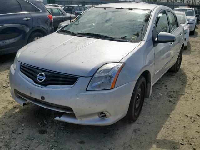 3N1AB6AP8CL758076 - 2012 NISSAN SENTRA 2.0 SILVER photo 2