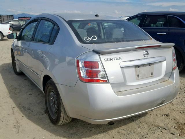 3N1AB6AP8CL758076 - 2012 NISSAN SENTRA 2.0 SILVER photo 3