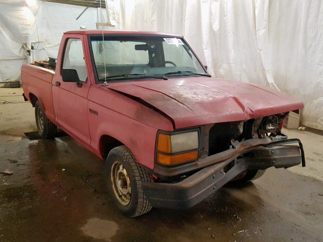 1FTCR10A0MTA07892 - 1991 FORD RANGER RED photo 1