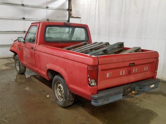 1FTCR10A0MTA07892 - 1991 FORD RANGER RED photo 3