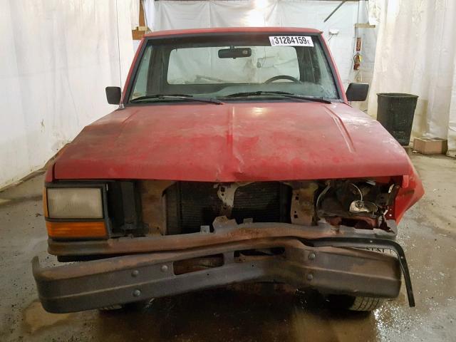 1FTCR10A0MTA07892 - 1991 FORD RANGER RED photo 7