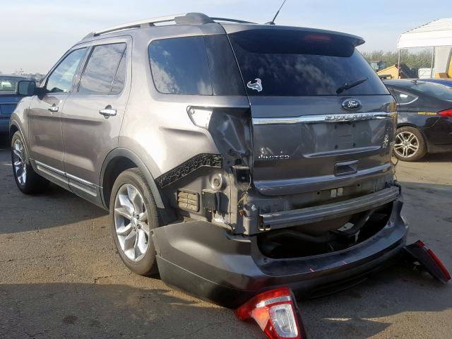 1FMHK7F94CGA05009 - 2012 FORD EXPLORER LIMITED  photo 3