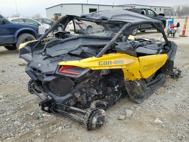 3JBVDAW28HK001591 - 2017 CAN-AM MAVERICK X YELLOW photo 4