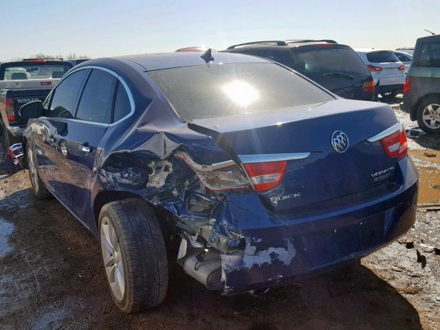 1G4PP5SK0D4157771 - 2013 BUICK VERANO BLUE photo 3