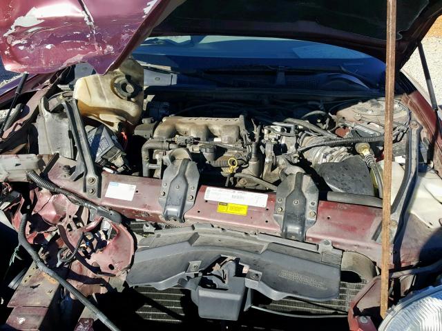 2G1WL52J3Y1328767 - 2000 CHEVROLET LUMINA MAROON photo 7