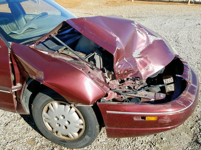 2G1WL52J3Y1328767 - 2000 CHEVROLET LUMINA MAROON photo 9