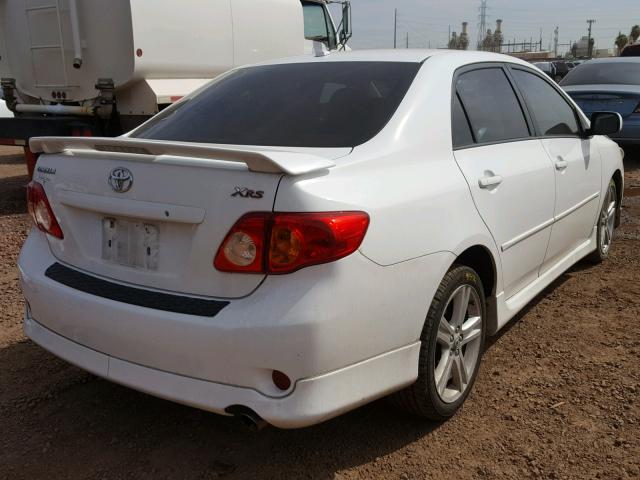 1NXBE40E29Z121465 - 2009 TOYOTA COROLLA XR 白色 照片 4