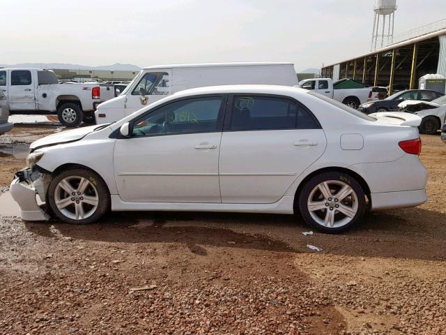 1NXBE40E29Z121465 - 2009 TOYOTA COROLLA XR 白色 照片 9