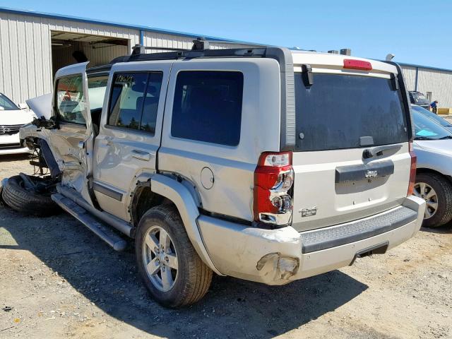 1J8HG48K37C553304 - 2007 JEEP COMMANDER TAN photo 3