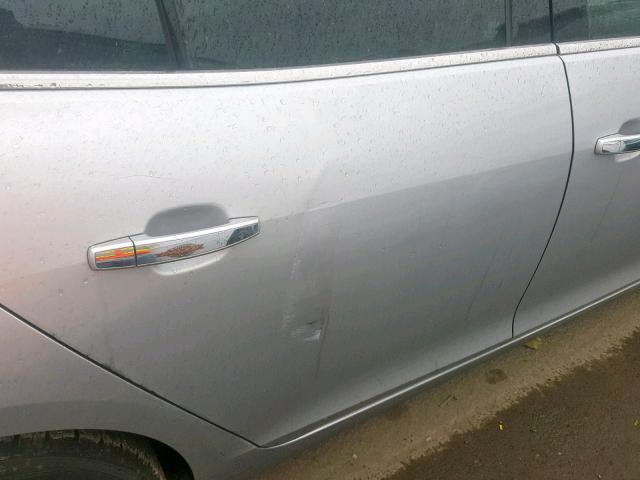 1G11H5SA8DF273909 - 2013 CHEVROLET MALIBU LTZ ვერცხლისფერი ფოტო 9