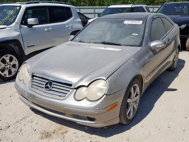 WDBRN40J34A591075 - 2004 MERCEDES-BENZ C 230K SPO SILVER photo 2