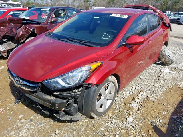 KMHDH4AE4BU102890 - 2011 HYUNDAI ELANTRA GLS  photo 2