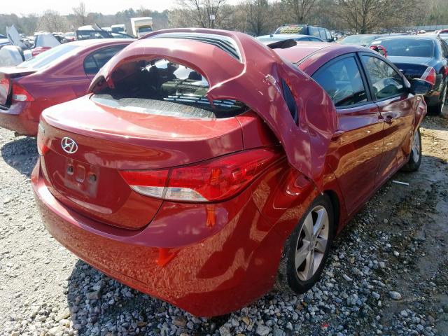 KMHDH4AE4BU102890 - 2011 HYUNDAI ELANTRA GLS  photo 4