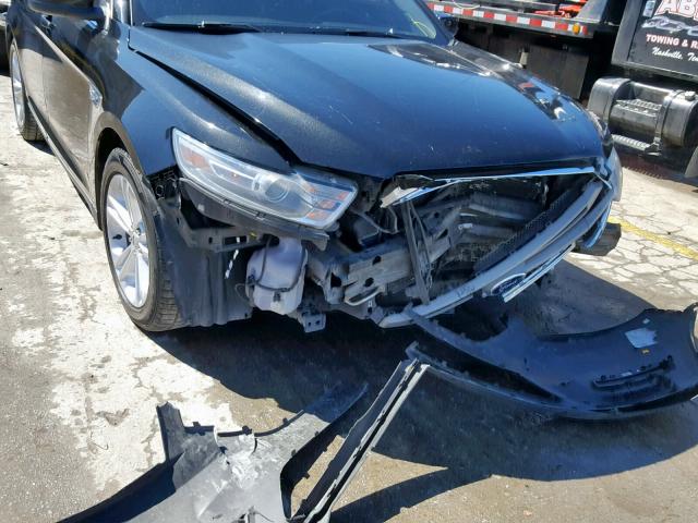 1FAHP2E92DG146243 - 2013 FORD TAURUS SEL BLACK photo 9