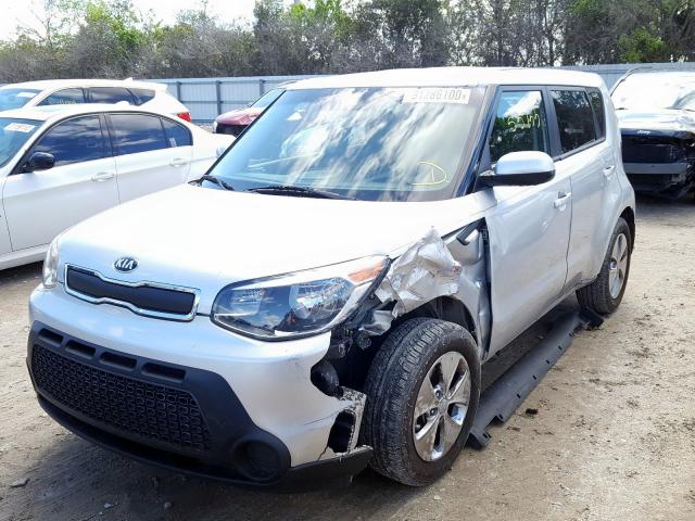 KNDJN2A29E7701801 - 2014 KIA SOUL  photo 2