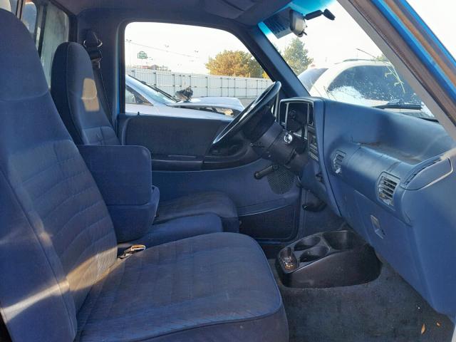 1FTCR10U1RUB82910 - 1994 FORD RANGER BLUE photo 5