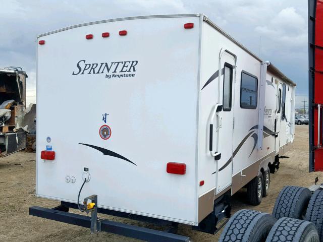 4YDT30022C1530391 - 2012 KEYSTONE TRAILER WHITE photo 6