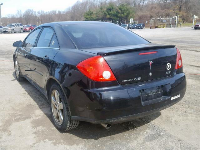 1G2ZH58N774171025 - 2007 PONTIAC G6 GT BLACK photo 3