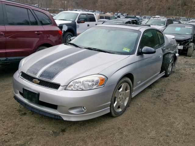 2G1WL16C279362414 - 2007 CHEVROLET MONTE CARL SILVER photo 2