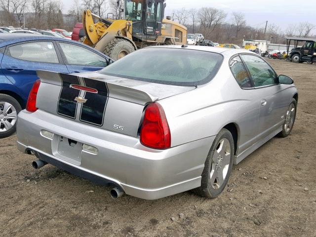 2G1WL16C279362414 - 2007 CHEVROLET MONTE CARL SILVER photo 4