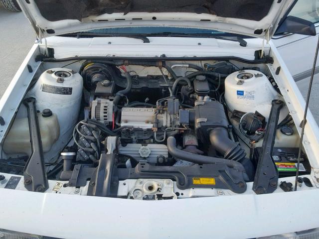 1G3AG55N1P6414249 - 1993 OLDSMOBILE CUTLASS CI WHITE photo 7