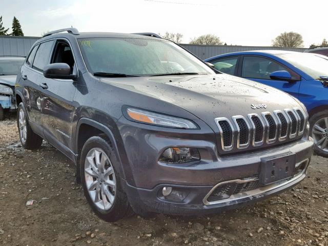 1C4PJLDS6FW539107 - 2015 JEEP CHEROKEE L CHARCOAL photo 1