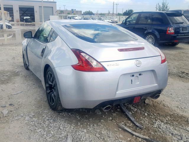 JN1AZ4EH9JM572424 - 2018 NISSAN 370Z BASE SILVER photo 3