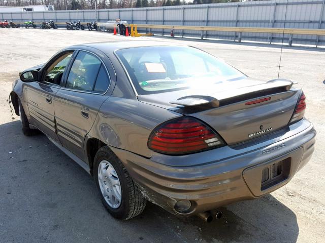 1G2NF52F02C103976 - 2002 PONTIAC GRAND AM S CHARCOAL photo 3