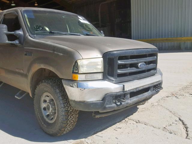 1FTSW31P44EB50013 - 2004 FORD F350 SRW S GOLD photo 10